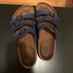 Blue Birkofloor Florida Birkenstocks